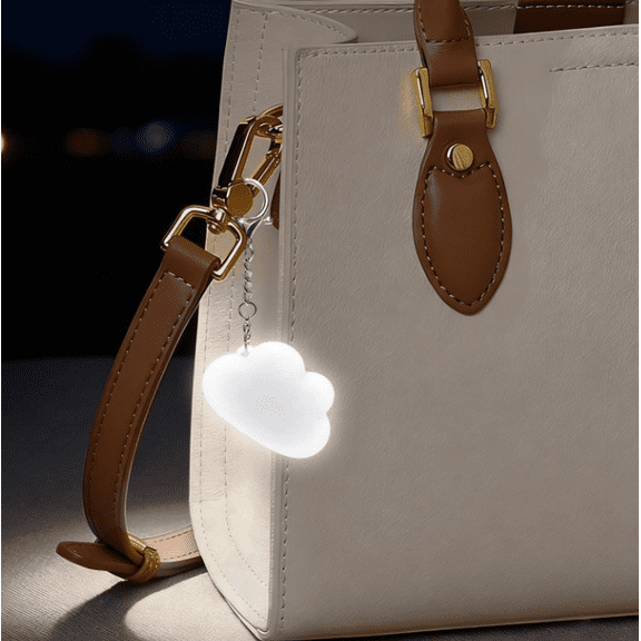 3Pcs Purse Bag Light Accessories for Women, Automatic Sensor Touch Activated Rechargeable Handbag Lights Essentials for Inside Bag, Must Haves Gifts for Girlfriend, Mom, Wife(Cloud Shape)