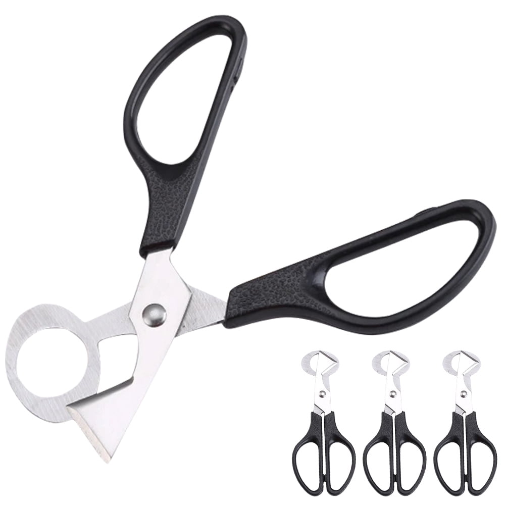 3Pcs Quail Egg Scissors Portable Pigeon Egg Scissor Egg Shell Cutter