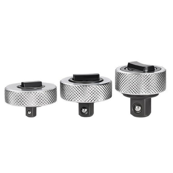 3Pcs Ratchet Bit Driver Set Ratchet Handle Wrench Quick Releases Reversible Socket Wrench Socket 1/4 3/8 1/2inch Drives