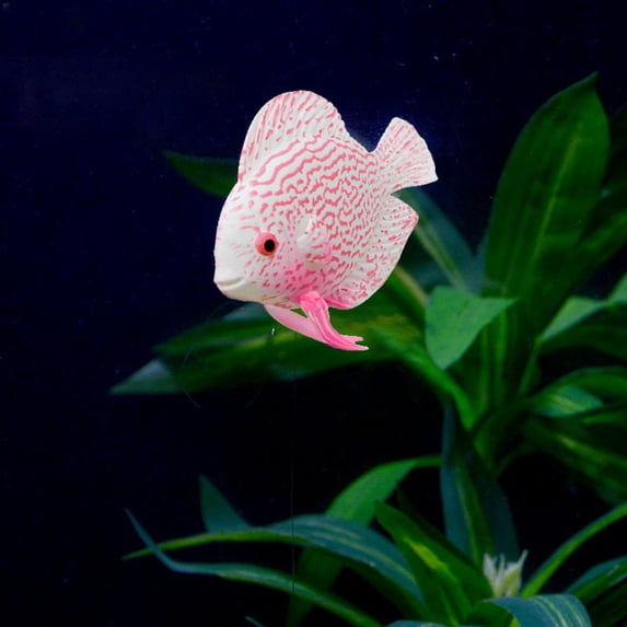 3Pcs Realistic Plastic Fake Fish, Aquarium Ornament, Floating Simulation Goldfish Decoration for Fish‑Tank Decor, Gift for Fish Enthusiasts, Pink