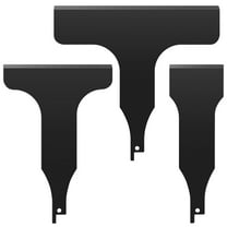 3Pcs Reciprocating Saw Scraper Blade Set High Carbon Steel Tile Cleaning Scraper Blade Tile Floor Removing Cleaning Scraping Tool 50mm 100mm 150mm for Most Reciprocating Saws