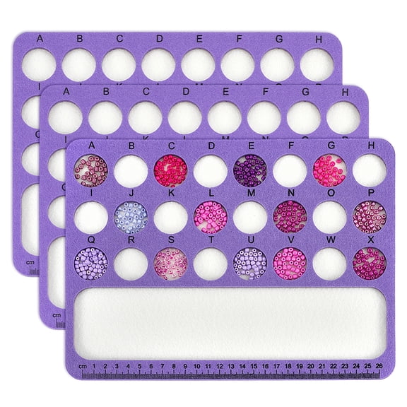 3Pcs Rectangle Felt Beading Mat 8.4x11.4x0.3inch Felt Bead Design Board with Centimeter Alphabetic Scale Bead Pads DIY