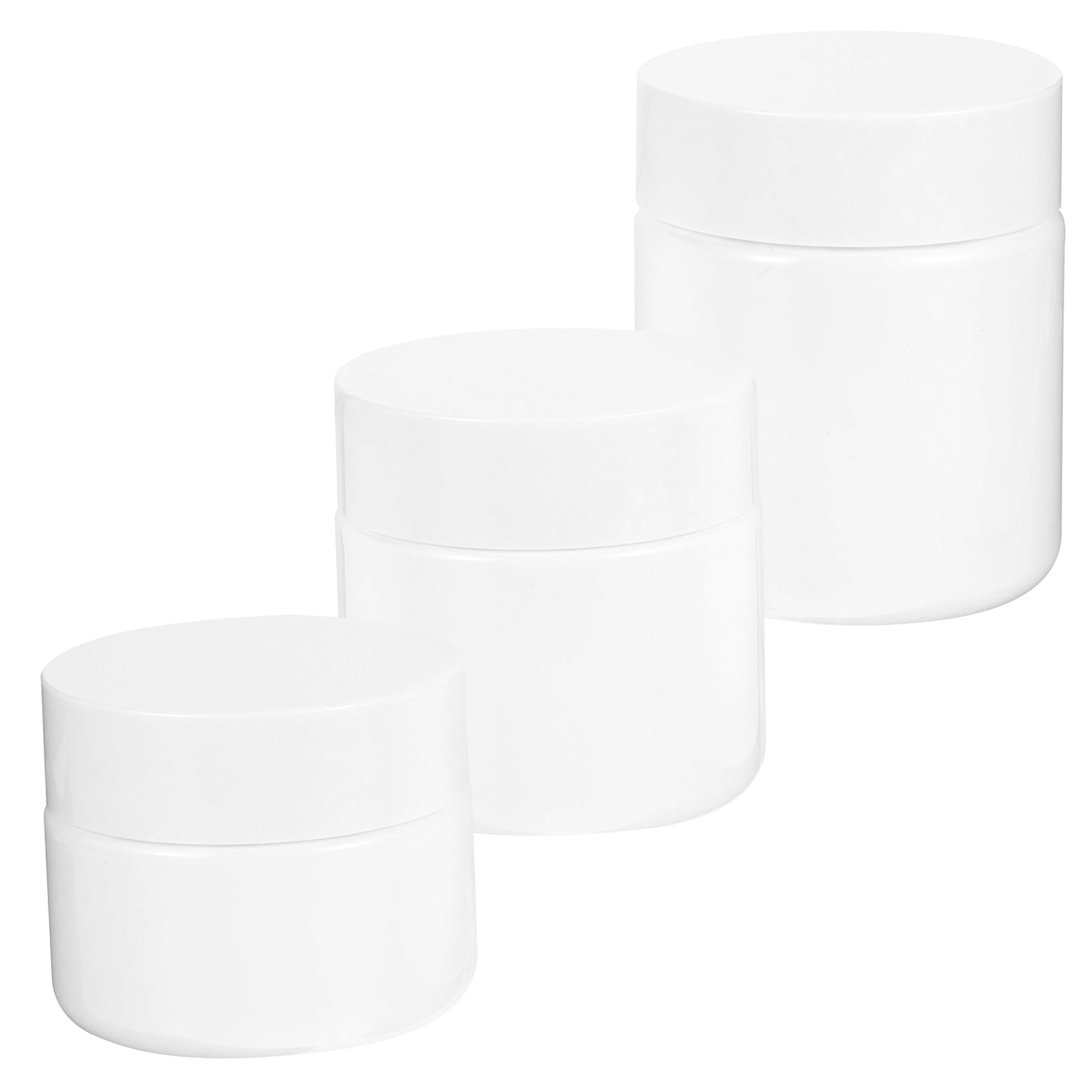 3Pcs Refillable Cream Jars Lotion Storage Boxes Portable Cream Holders ...