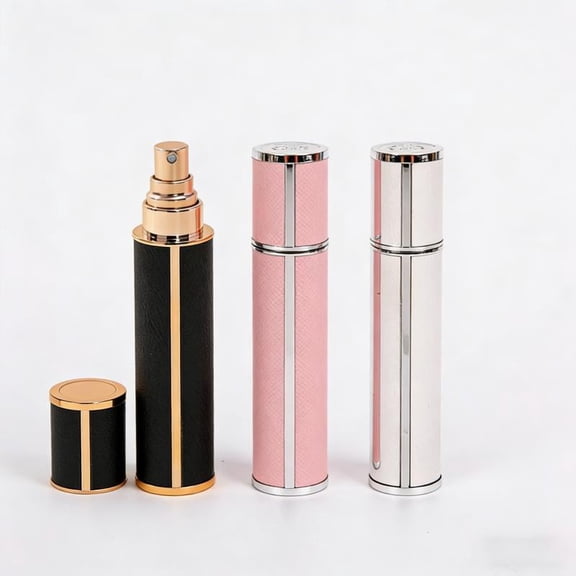 3Pcs Refillable Perfume Atomizer START MAKERS 10ml Travel Spray Bottle Perfume Bottle with 2 Sets of Filling Tools for Christmas Gifts, Stocking Stuffers, New Year Gifts, Valentine's Day Gifts