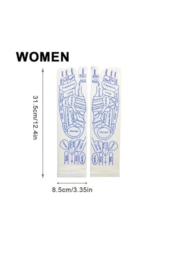 3Pcs Reflexology Chart Socks for Foot Massage! CQCYD Acupressure Socks with Massage Tool, Reflexology Foot Massage Socks for Pain Relief, Reflexology Socks for Men and Women, Foot Massage Socks for