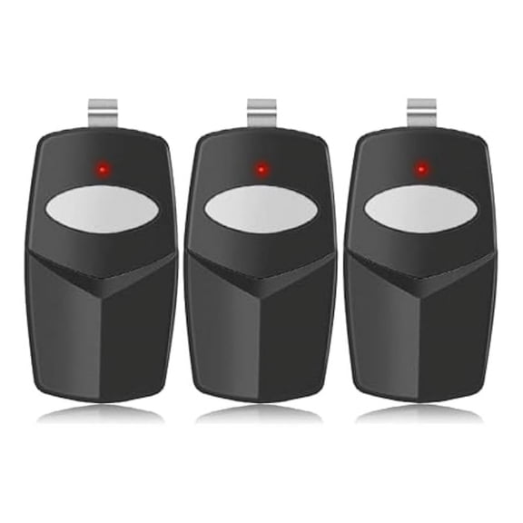 3Pcs Replacement for Linear Multicode Garage Gate Door Opener Remote,3089,308911,MCS308911,10 Dip Switch,Black,300mhz