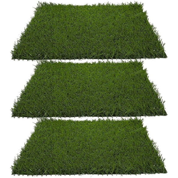 3Pcs Reusable Artificial Turf Chicken Nesting Pads Washable Artificial Nesting Pad For Laying Eggs Chicken Coop Laying Box Carpet