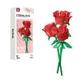 thumbnail image 1 of Patytoy Rose Building Block Set 3-Piece 186 Pieces Red for Ages 6+, 1 of 8