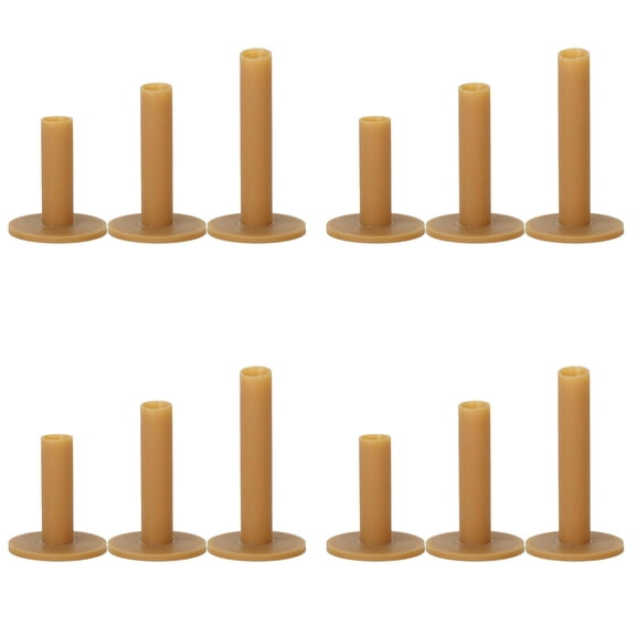 3Pcs Rubber Golf Tees Holder Tee Range Driving Practice Mat Hitting 60 70 80mm