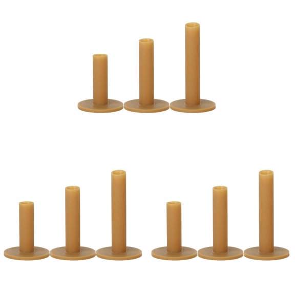 3Pcs Rubber Golf Tees Holder Tee Range Driving Practice Mat Hitting 60 70 80mm