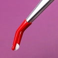 thumbnail image 1 of 3Pcs Rubber Tipped Tweezers Straight Bent Flat Tip Precision Tool Set-Black, 1 of 6