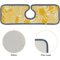 thumbnail image 1 of 3Pcs SKYSONIC Faucet Absorbent MatYellow Pineapples Washable Counter Drying Pads Behind Faucet, 1 of 7