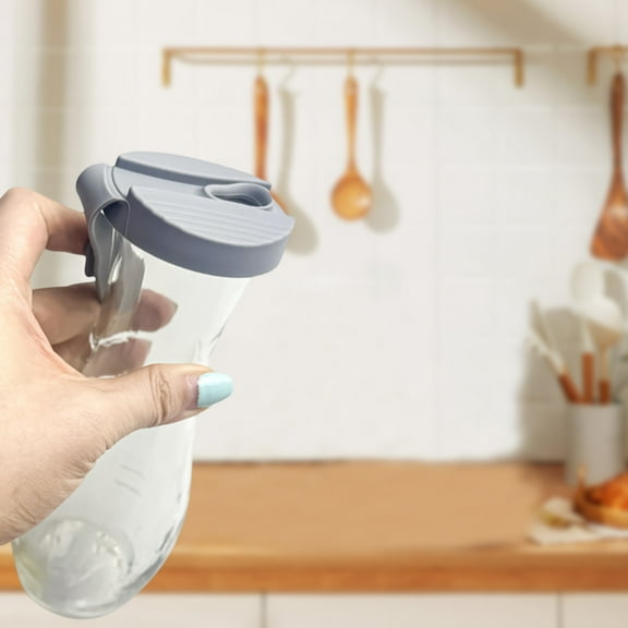 3Pcs Salad Dressing Bottle Cap! Yannianjz Reusable Silicone Replacement Cap Easy To Clean, Tight Lockable Sealing Lid For Condiment Oil Vinegar Cruets Kitchen