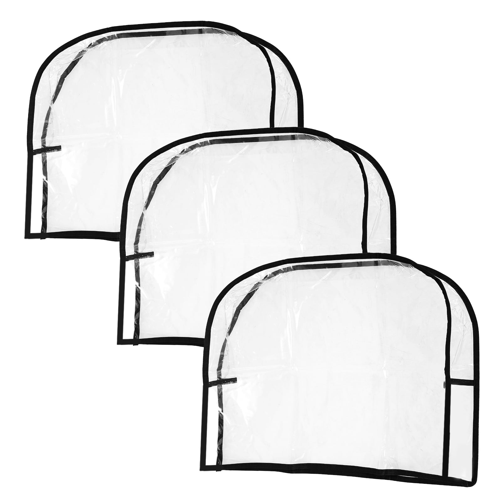 2-Pack Clear Salon Chair Back Covers - Waterproof Square Hairdressing Chair Protectors, Fits Most Standard Chairs