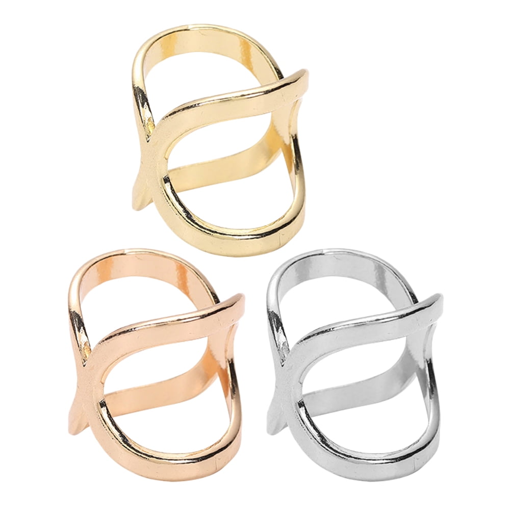 3Pcs Scarf Ring Small Scarf Ring Clip Scarf Ring for Scarves Scarf Ring