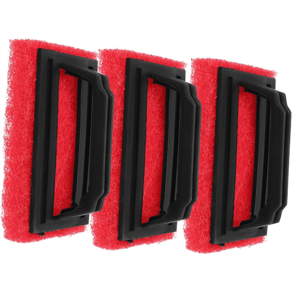 3Pcs Scrub Brush Ink Remover Cleaner Accessories for Screen Print Supplies Compact Design with Rounded Corners,3pcs x mesh screen cleaner