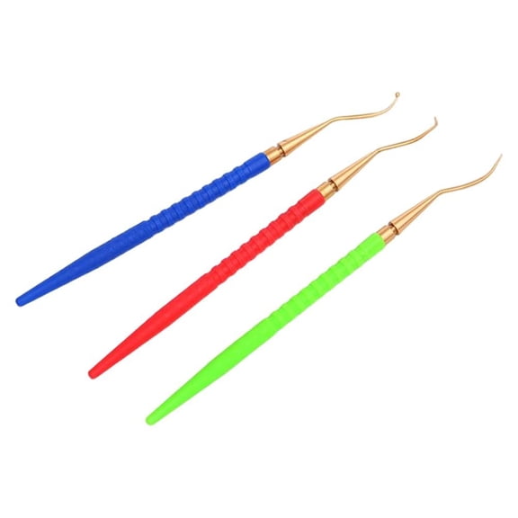 3Pcs Scuba Diving Repair Tool O-Ring Remover Handle Brass Pick Hooks 14.5Cm/5.7Inch Scuba Diving Snorkeling Accessories