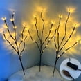 thumbnail image 1 of 3Pcs/Set 60 Led Tree Branch Lights, Vase Branches With Lights, Willow Branches With Usb Plug, Artificial Tree Diy Decorative Lights For Halloween Thanksgiving And Christmas, 1 of 8