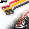 thumbnail image 1 of 3Pcs/Set 7Inch Industrial Steel Wire Toothbrush Copper Brush Steel Nylon Rust Brush Gas Stove Cleaning Wire Brush Kitchen Tools Fangkenuo, 1 of 9