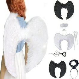 Underwraps White Full Length Angel Wings Adult Costume Underwraps White Full Length Angel Wings Adult Costume