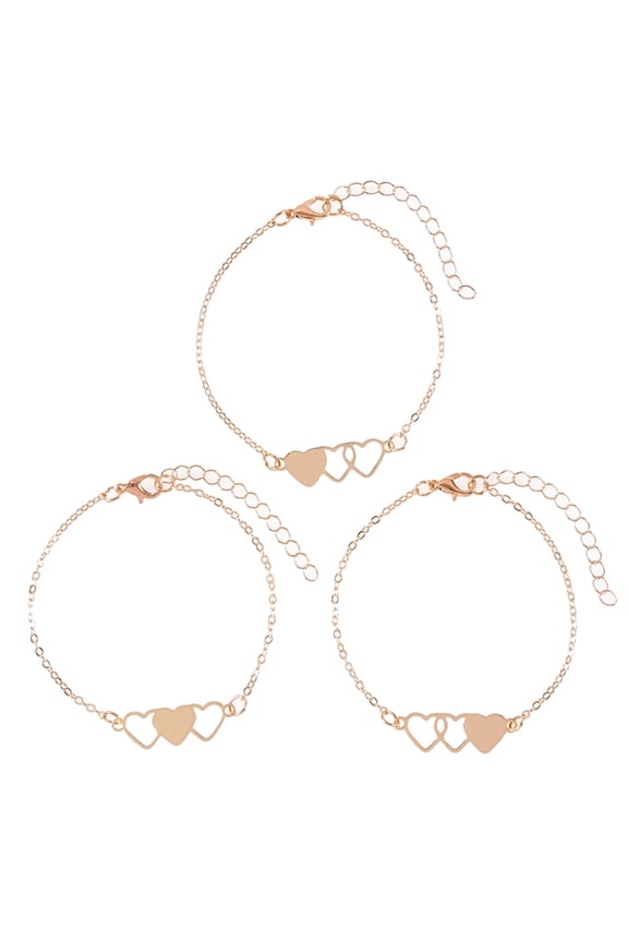 3Pcs/Set Family Sister Gift Promise Bracelets Friendship Relationship for Best Friend Sisters Family
