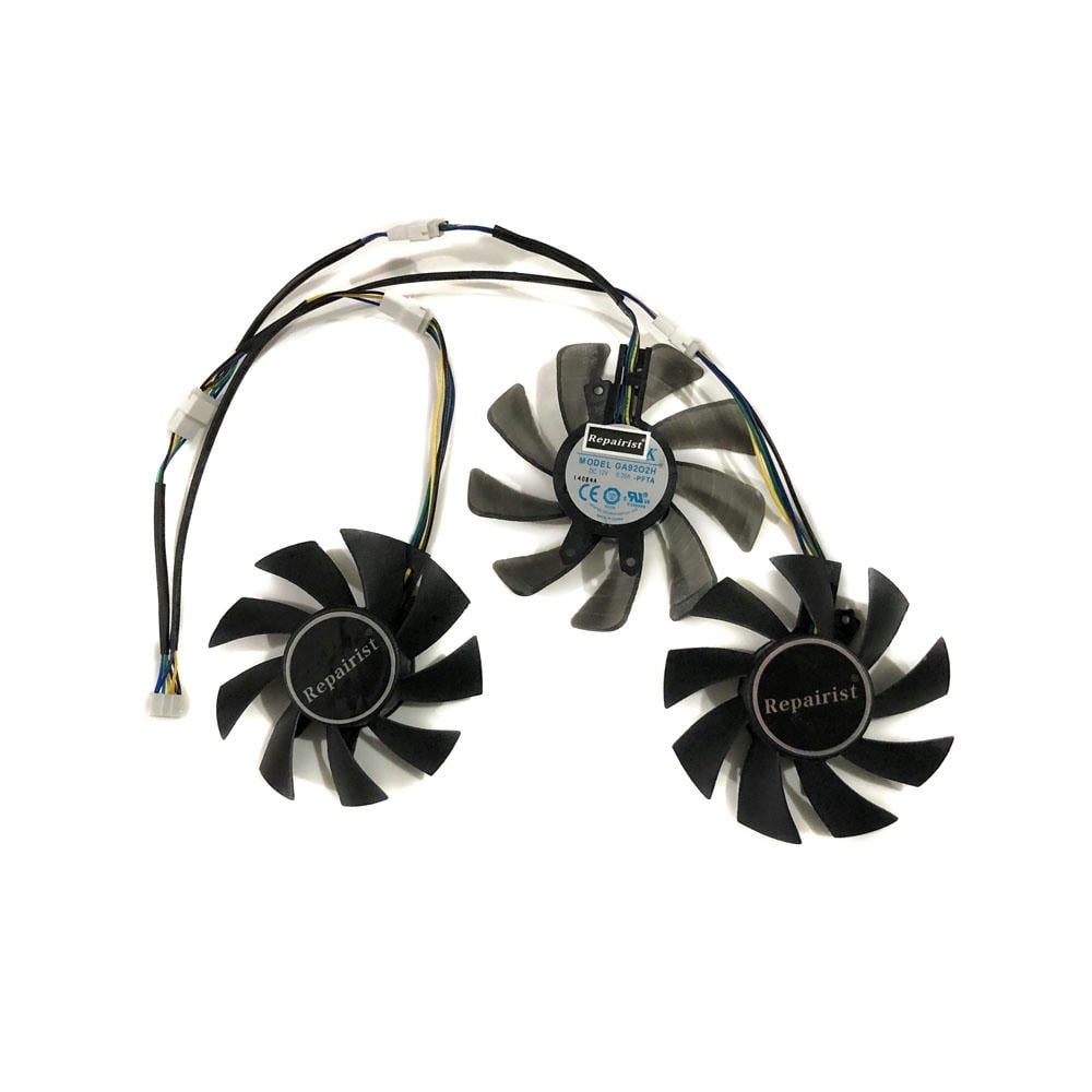 3Pcs/Set GPU Cooler,Video Graphics Card Cooling Fan,For GF-GTX980Ti-E6G/HOF,GTX 980HOF,KFA2 GTX980TI LN2 GOC