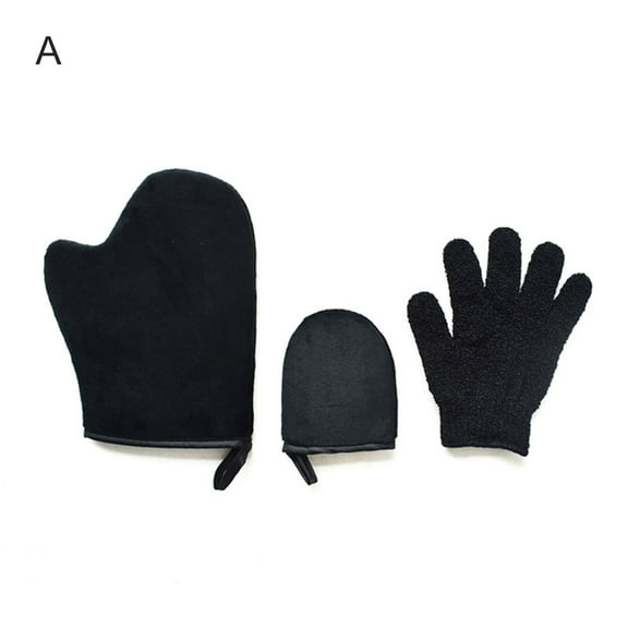 3Pcs/Set Spa Gloves Hanging Rope Design Waterproof Super Elastic Exfoliating Self Tanning Mitt Applicator