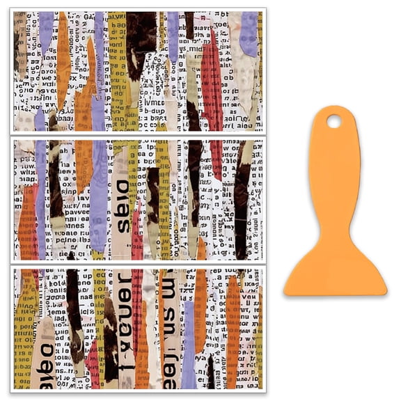 3Pcs/Set Torn Magazines Rub on Transfers