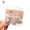 thumbnail image 1 of 3Pcs/Set Women Girls Hair Clip, Fashion Vintage Elegant Faux Pearl Inlaid Acrylic Hair Barrette Hair Pin Hair Styling Hair Clamps Accessories for Casual, 1 of 8