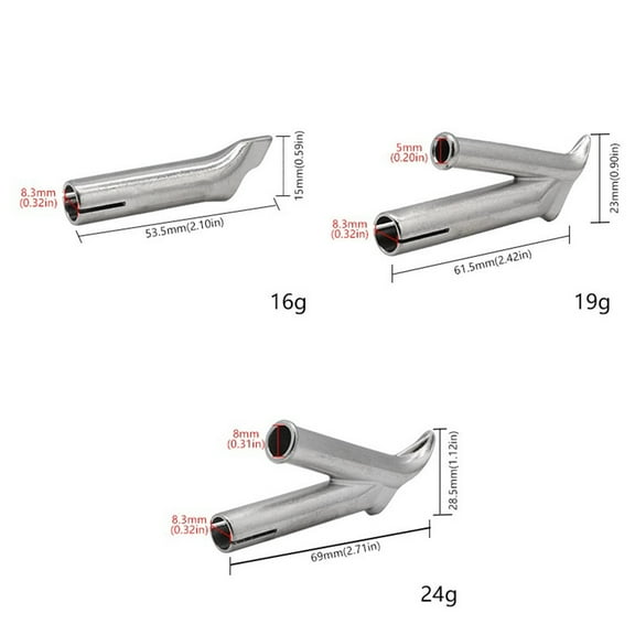 3Pcs/Set for Vinyl Pvc Plastic Hot Air 5Mm Weld Tip Speed Welding Nozzles