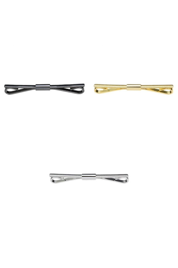 3Pcs Shirt Collar Collar Bar Pin Portable Men