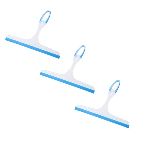 3Pcs Shower Squeegee For Glass Doors, Squeegee For Shower Glass,Small Squeegee For Shower Glass Door Mini Silicone Squeegee For Window Cleaner Tool Bathroom Squeegee For Car Window Cleaning