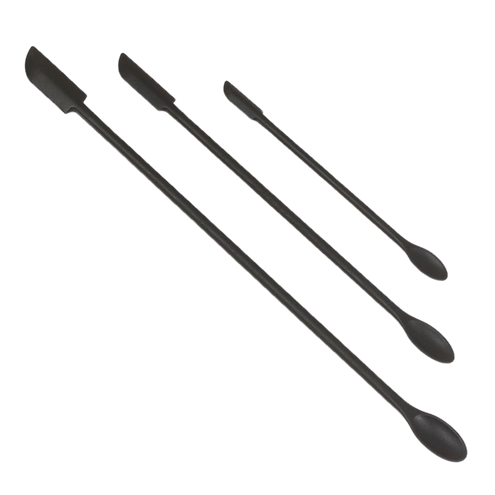 3Pcs Silicone Spatula Set Mini Jar Scraper Small Makeup Lotion Stirrer ...