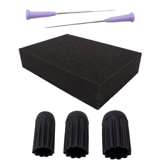 3Pcs Silicone Thimble Finger Protector Needle Felting Knitting Finger Tip Guards