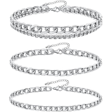 Amicon Silver Anklets For Women Waterproof Sterling Silver