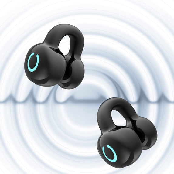 3Pcs Single Ear Bluetooth Headset Open-Ear Design! Werulen Bluetooth 5.3 Headphones 33ft Stable Range 10-Hour Playtime, Lightweight Comfortable Clip-On Headset for Driving Gaming Sports