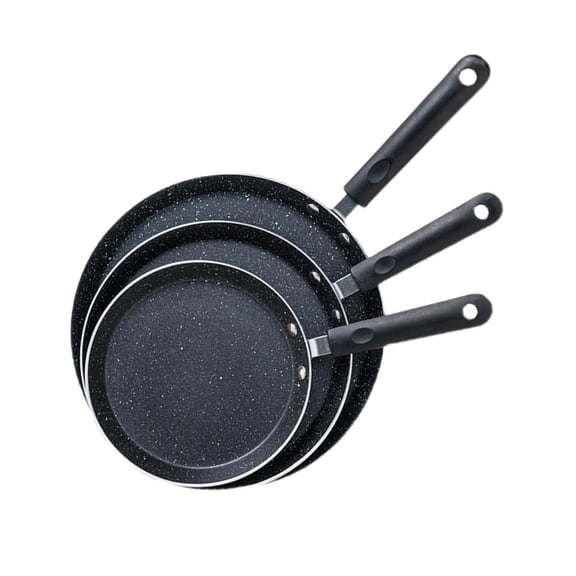 3Pcs Skillets Collection Nonstick Aluminum Frying Pan Nonslip Handle For Home Cooking Perfect For Family And Friend