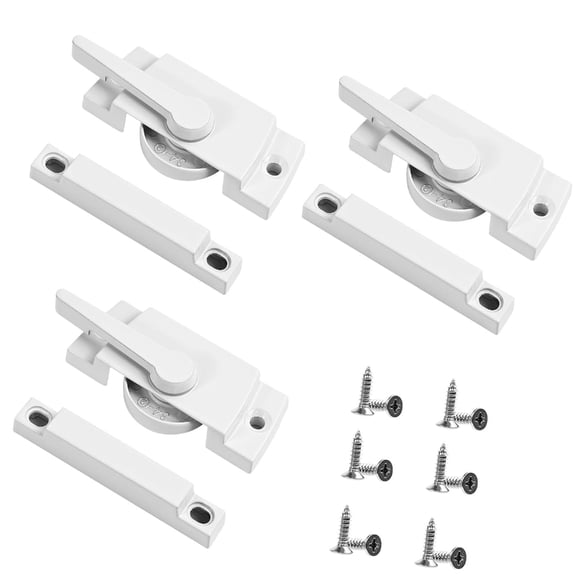 3Pcs Sliding Window Replacement Metal Sash Window Latches for Additional Home Security Enduring