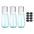 thumbnail image 1 of 3Pcs Small Spray Bottles, 100ml/3.4 oz Travel Size Spray Bottle Fine Mist with Labels (Blue/Clear), 1 of 7