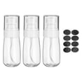 thumbnail image 1 of 3Pcs Small Spray Bottles, 60ml/2 oz Travel Size Spray Bottle Fine Mist with Labels (Clear), 1 of 7