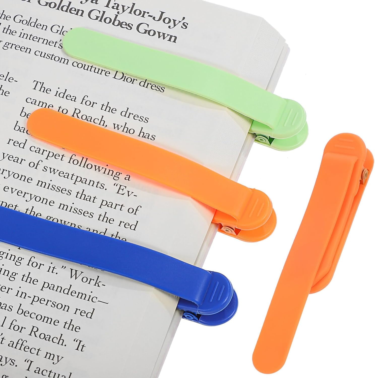 3Pcs Smart Bookmark Colorful Plic Bookmarks Page Holder Clips Bookmark ...