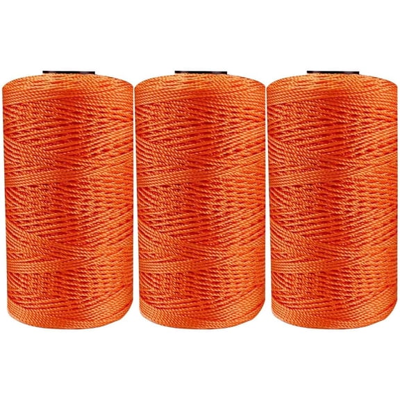 3Pcs Soft Cord Nylon Yarn, Ice Linen Silk Hand Knitting Light Body Yarn Summer Sun Hat Yarn Craft Yarn for Crocheting for DIY Summer Shoes Bags Cushions Cell Phone Bags 3.53ounces/Roll