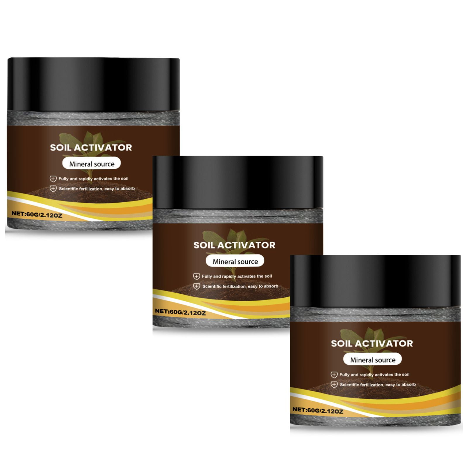 3Pcs Soil Pro Activator - Softmildty Soil Activator - Enhances Root ...