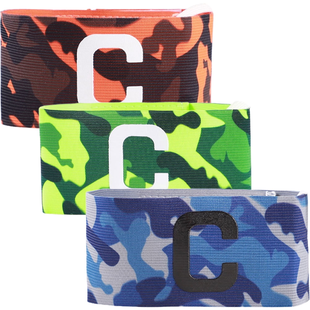 3Pcs Sports Armbands Nylon Arm Straps Elastic Arm Bands Safety Arm Straps for Football