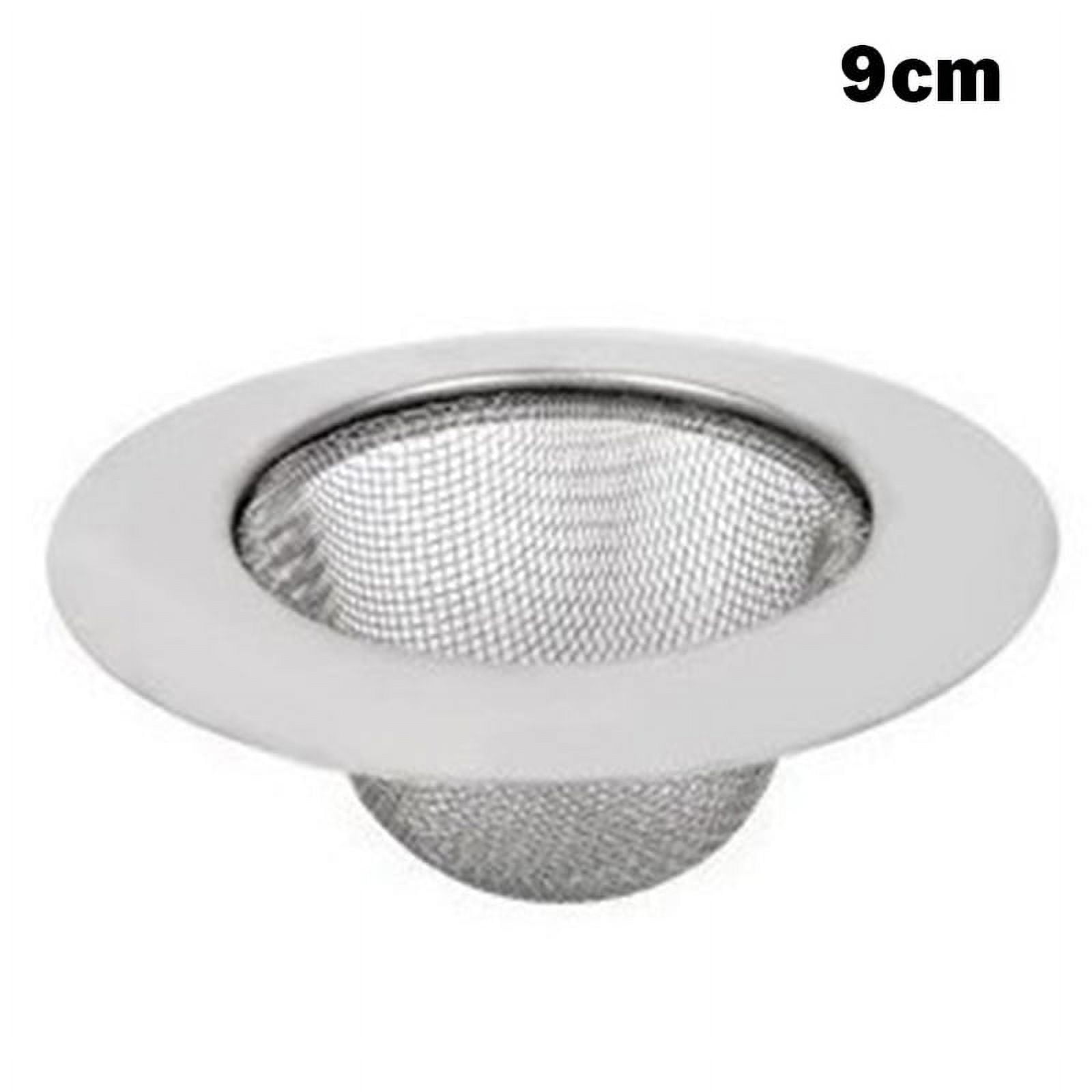 3Pcs Stainless Steel Bathtub Hair Catcher Stopper Shower Drain Hole Filter Trap Kitchen Metal