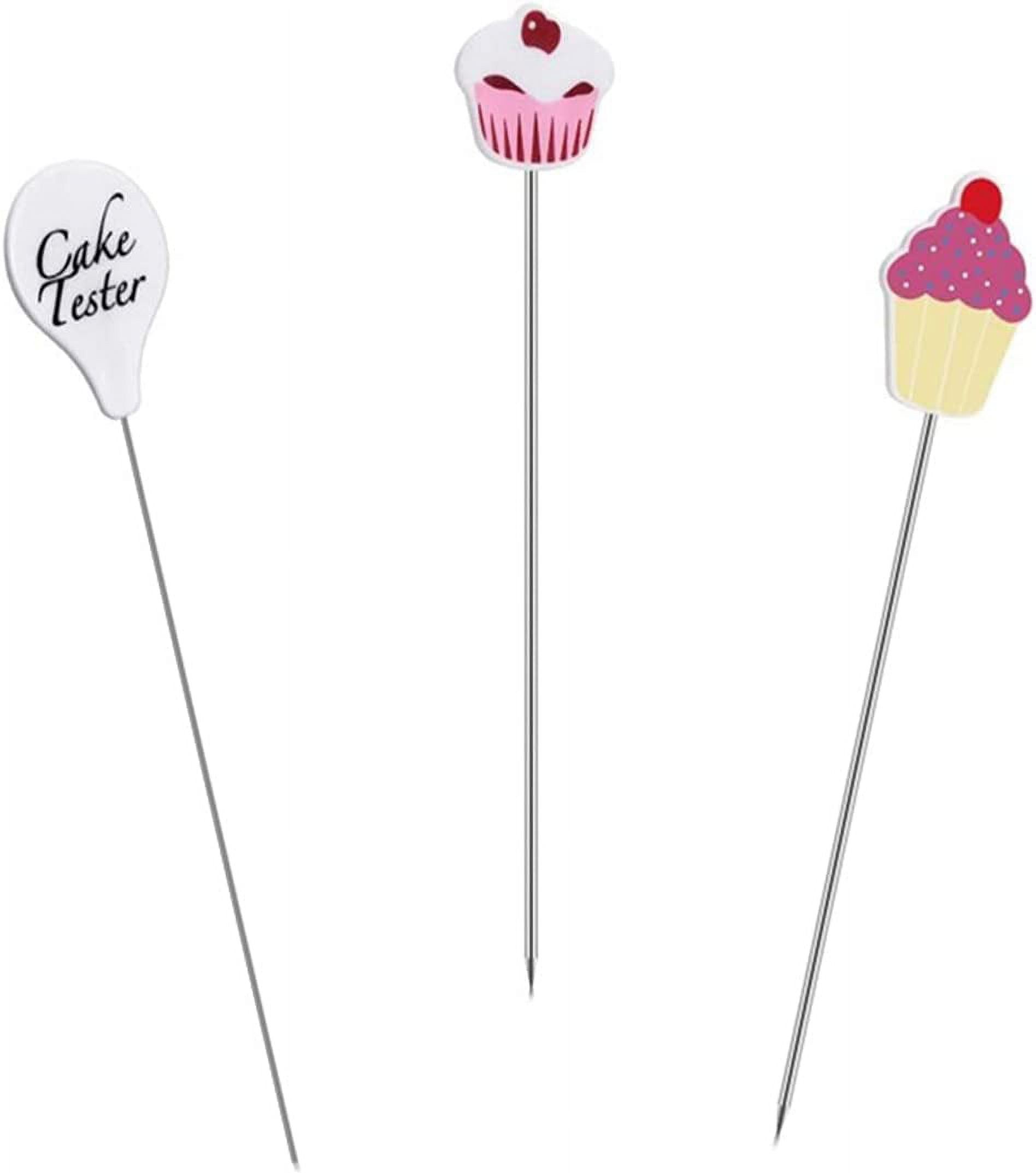 3Pcs Stainless Steel Cake Tester Reusable Metal Cake Probe Cake Testing ...