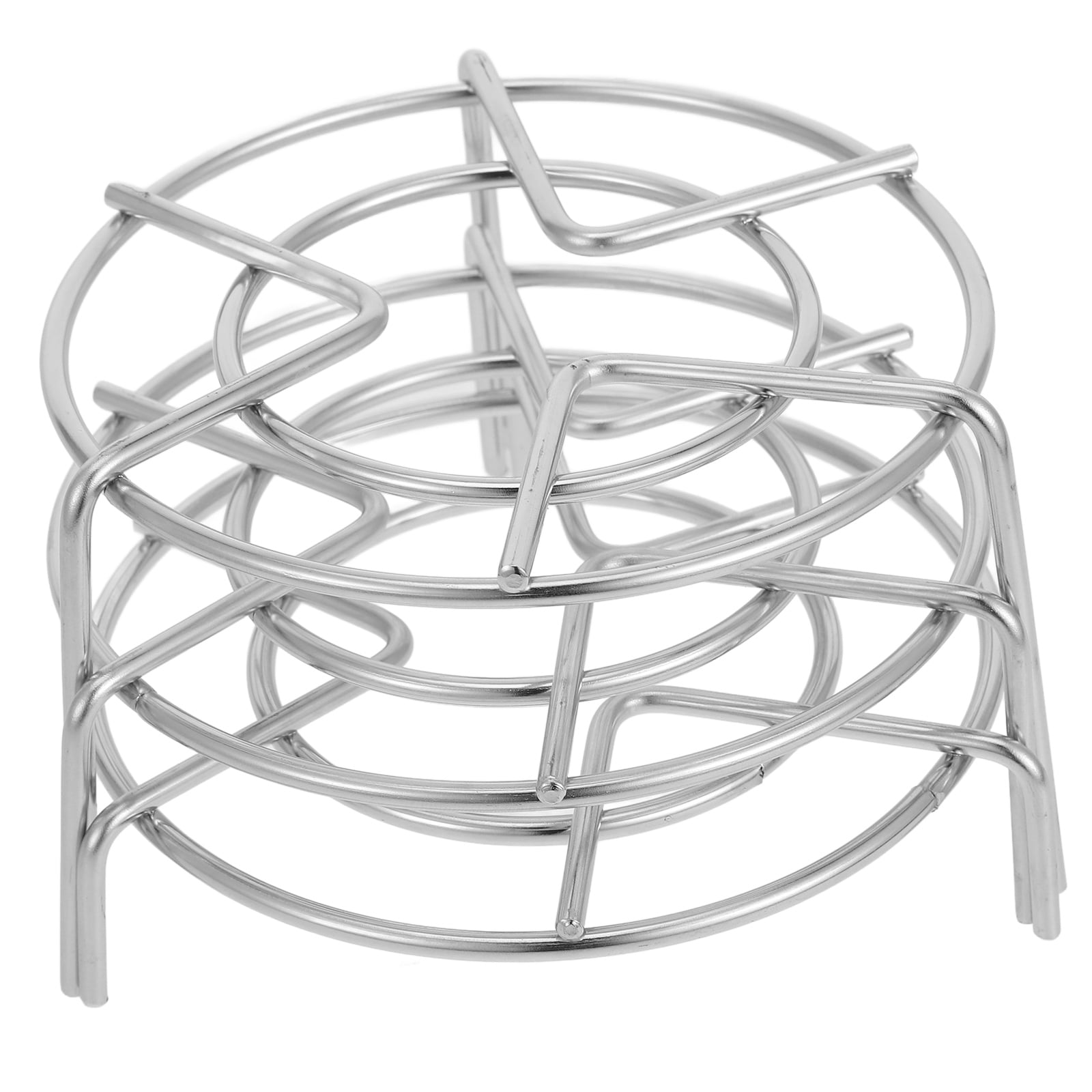 Couzon Duo Stainless Steel Trivet - 18/10 Steel, Mirror Finish, Set Of 2 Interlocking Rings (14cm Diameter)