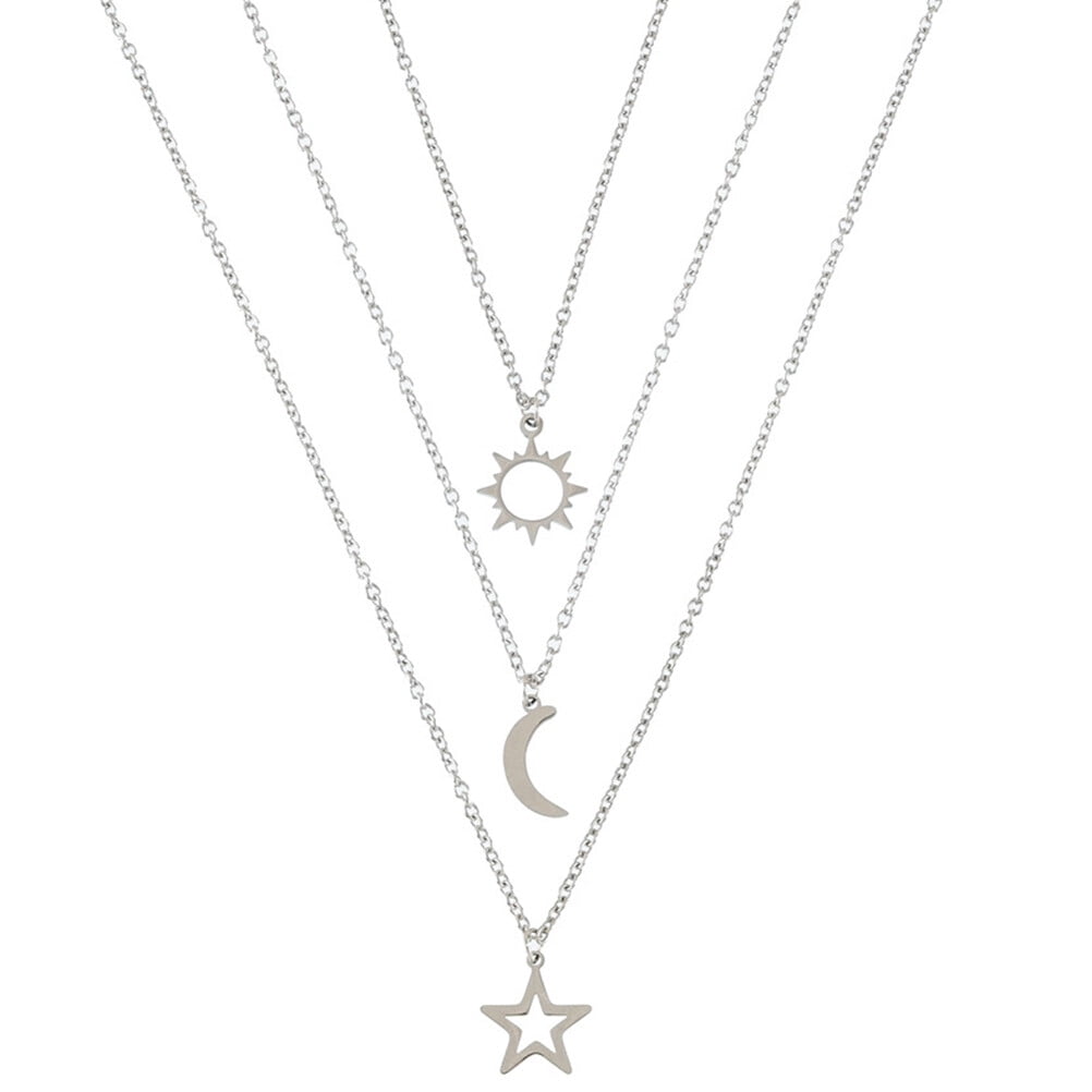 Sun, Moon & Stars Necklace | Moon and sun quotes, Stars and moon, Moon and  star quotes