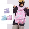 thumbnail image 1 of 3Pcs Star Print Backpack Set Preppy Lightweight Casual Bookbag with Lunch Box & Pouch, 1 of 5