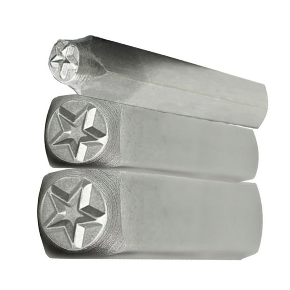 3Pcs Star Shaped Metal Punch Tool Set for Creative Jewelry Making Stamping Tools